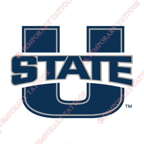 Utah State Aggies Customize Temporary Tattoos Stickers NO.6738